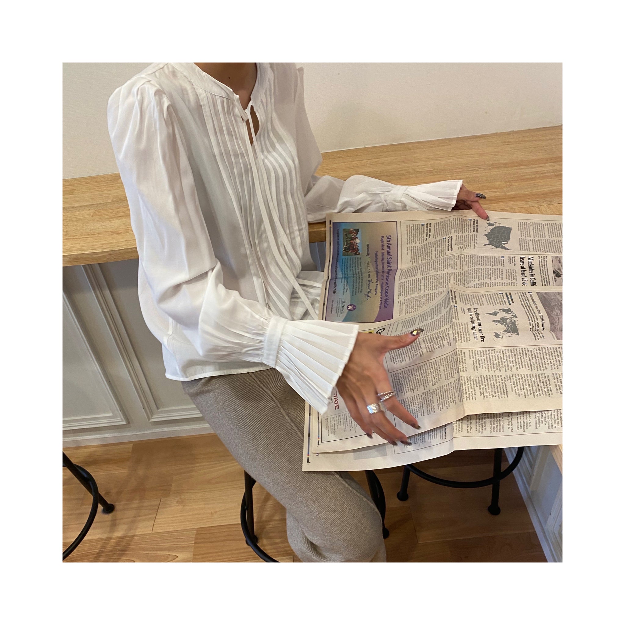 soft frillblouse