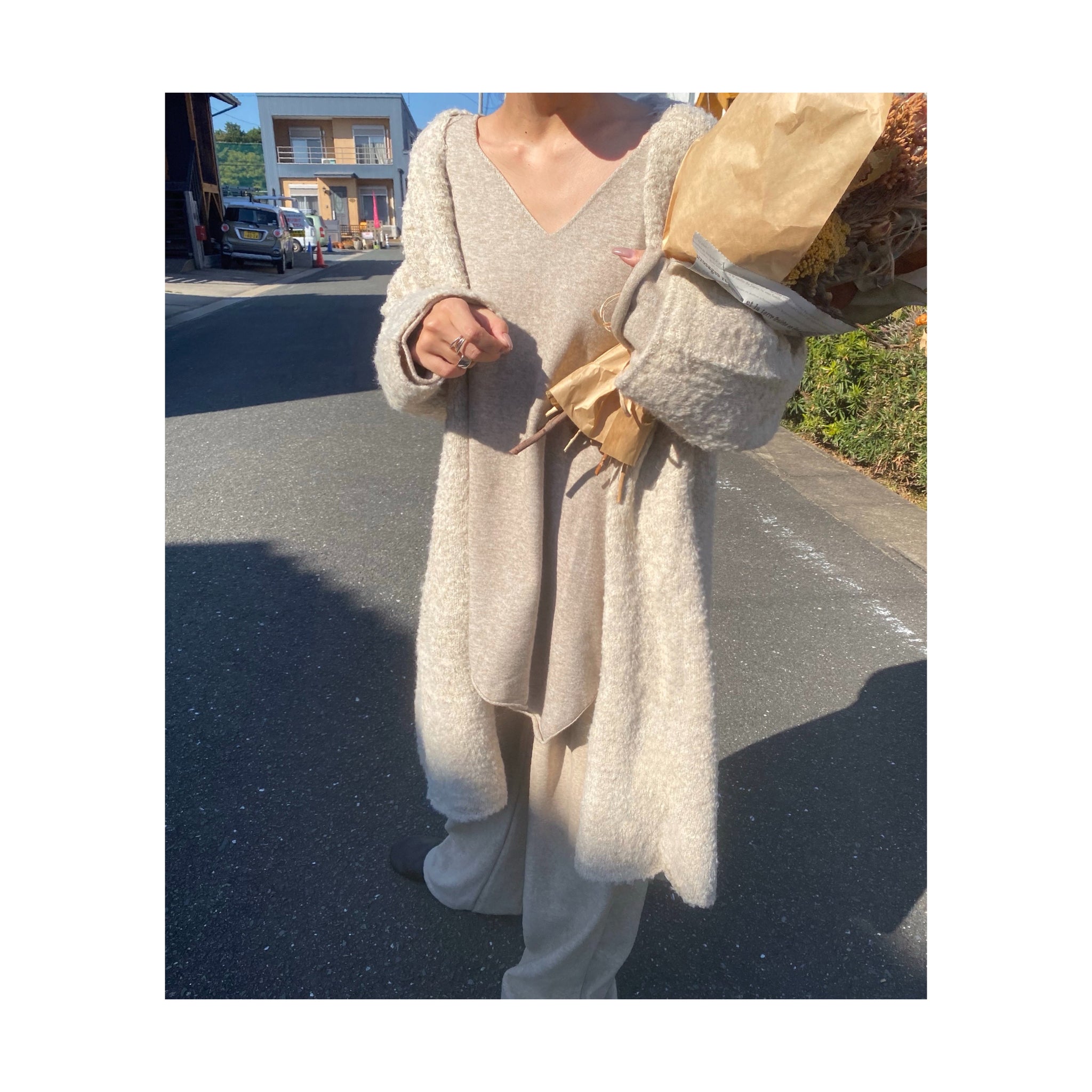 simple Vneckknit