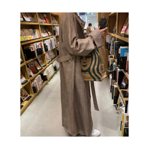 long linen oatcoat
