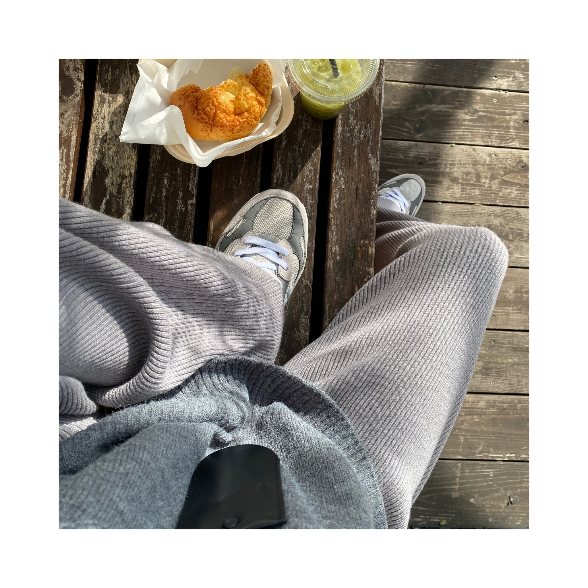 rib knit pants