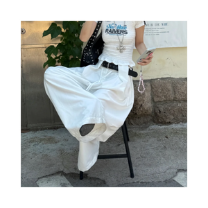 White belpants
