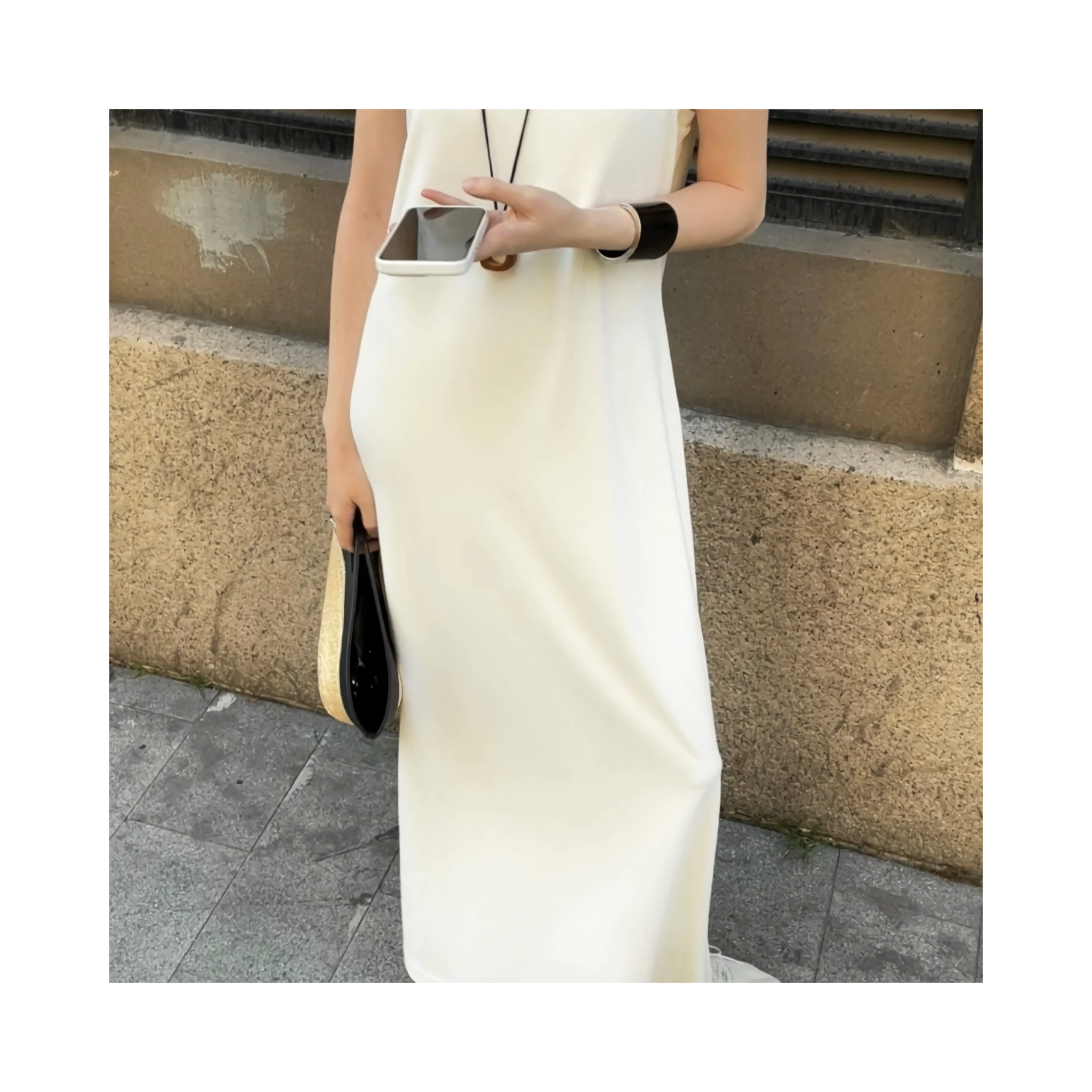 cotton long onepiece