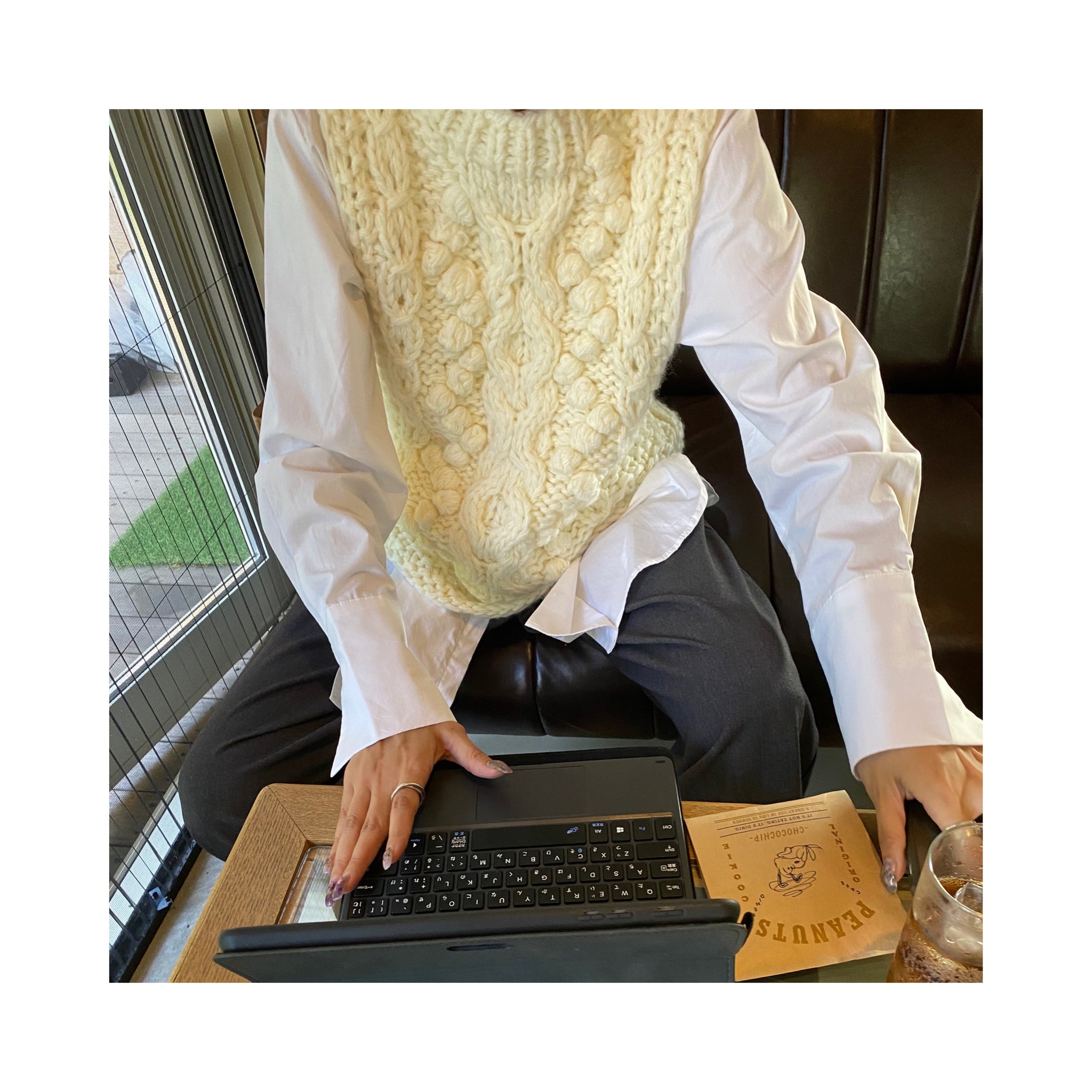 collarless shirt