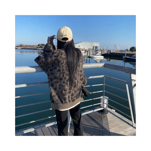 leopard cardigan