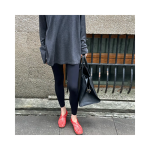 Woven jelly sandals