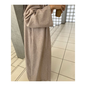 linen long gown