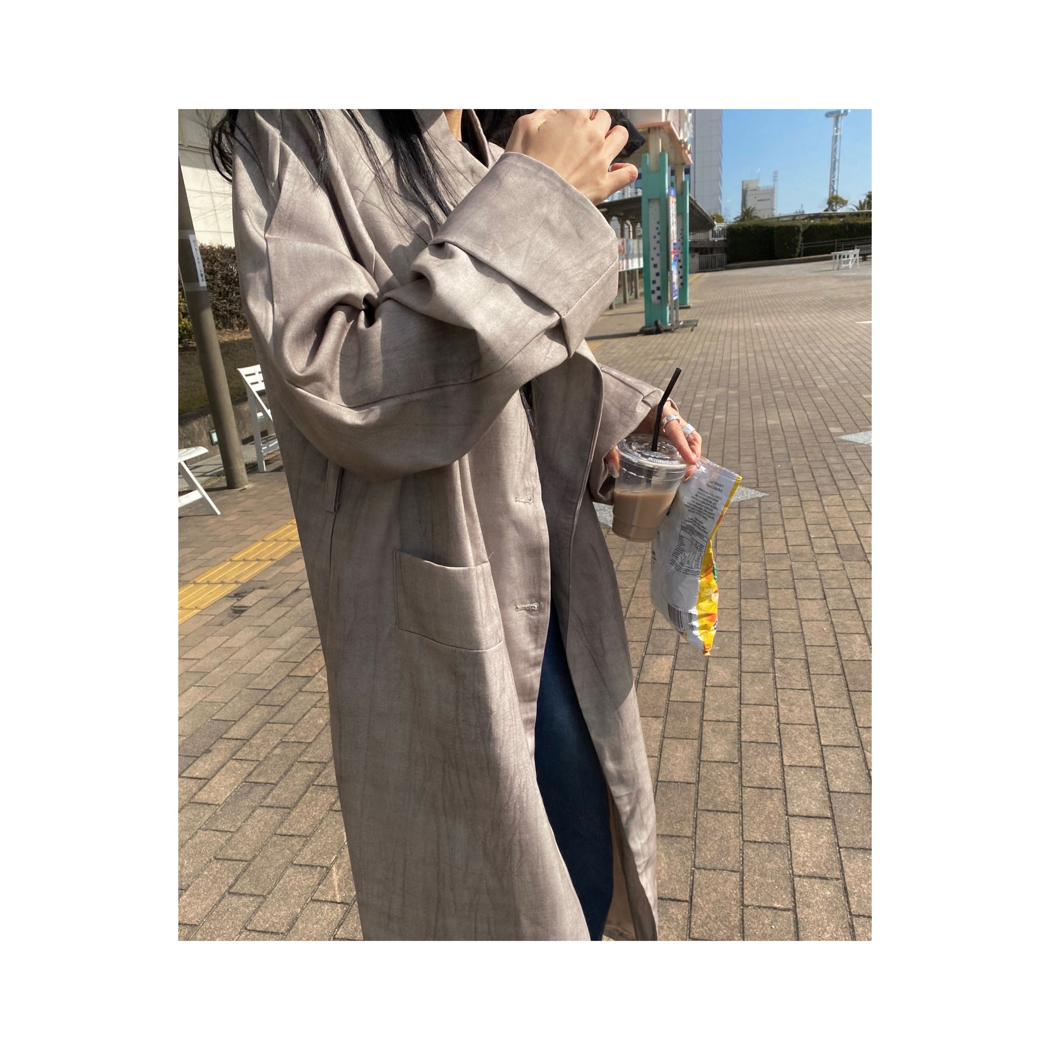 long linen oatcoat