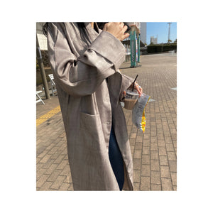 long linen oatcoat