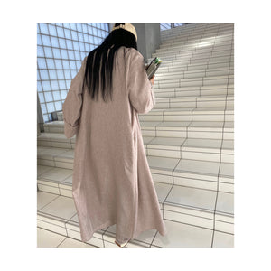linen long gown