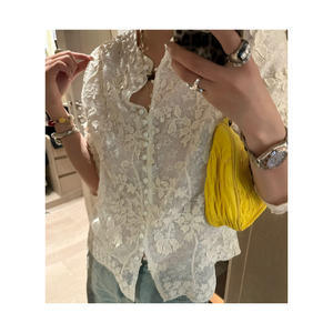 double lace cardigan