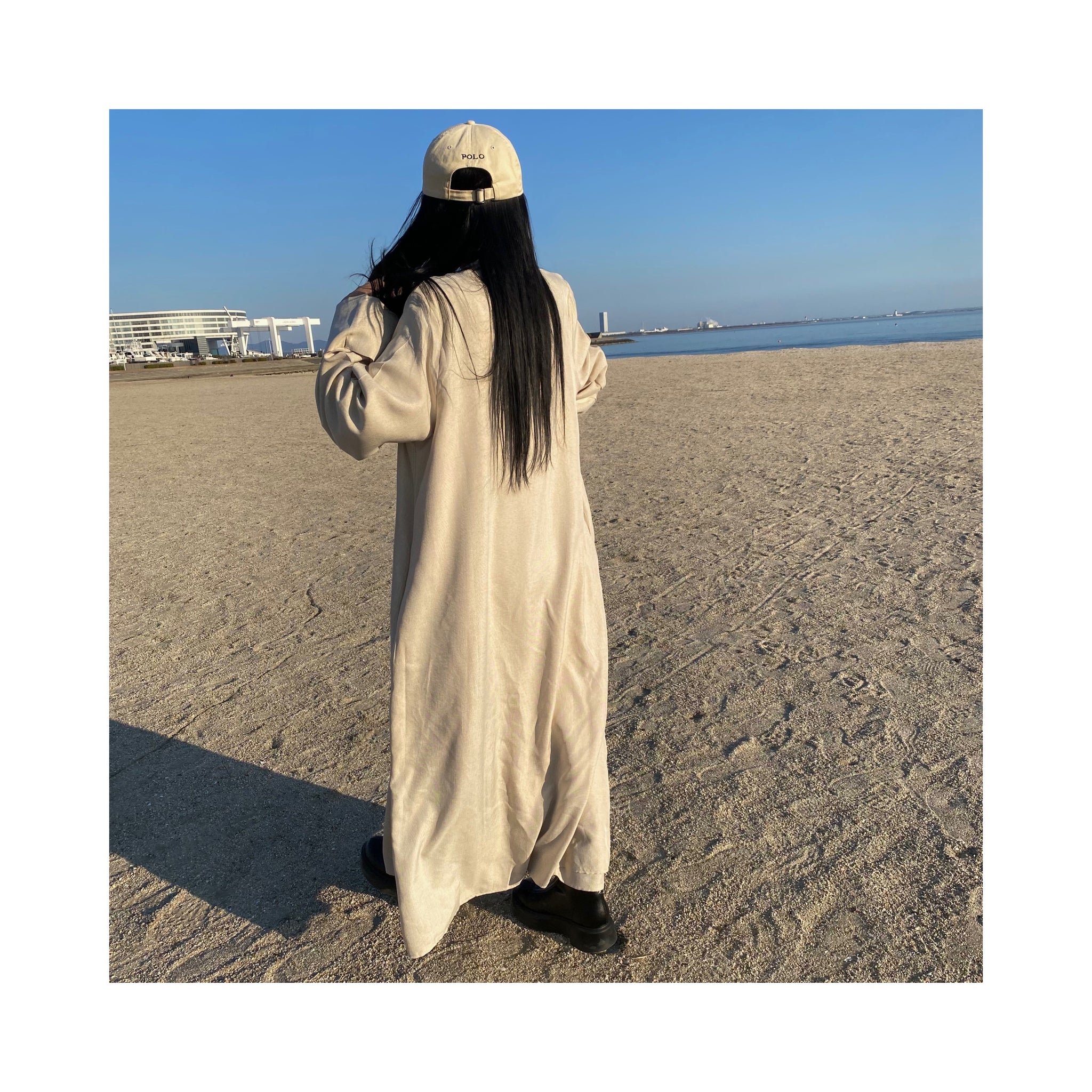 linen long gown