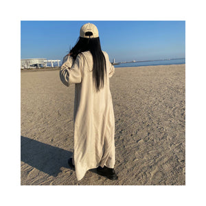 linen long gown