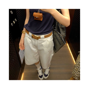 half denimpants