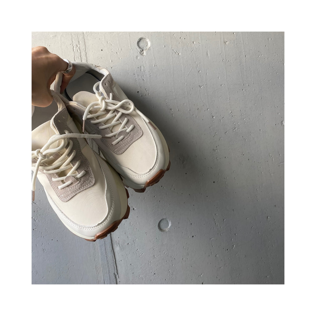 white sneaker