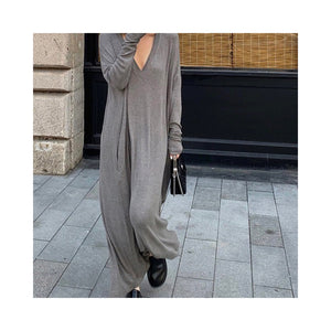 Vneck loose ONE PIECE