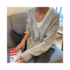 thin woolcardigan