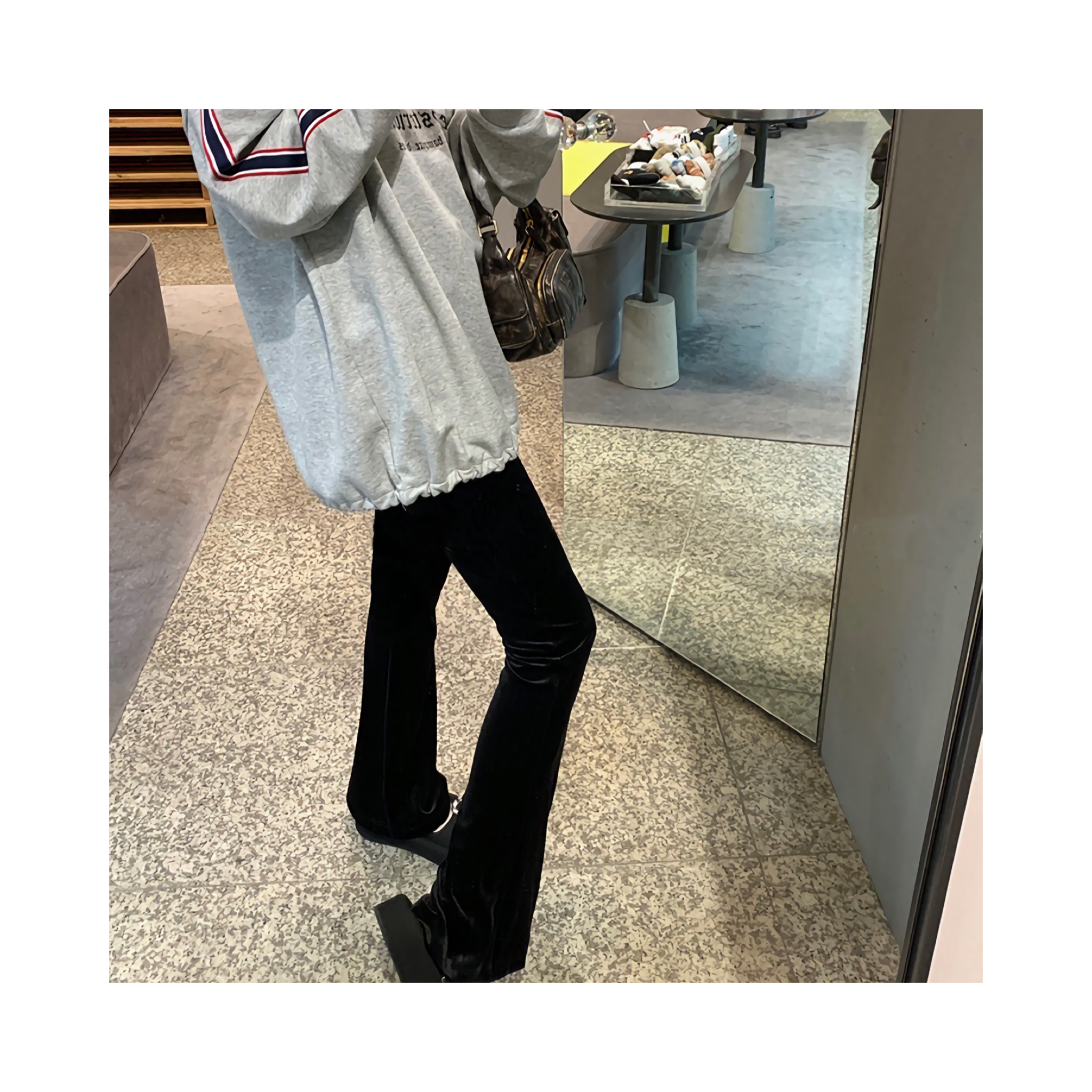 slim black pants
