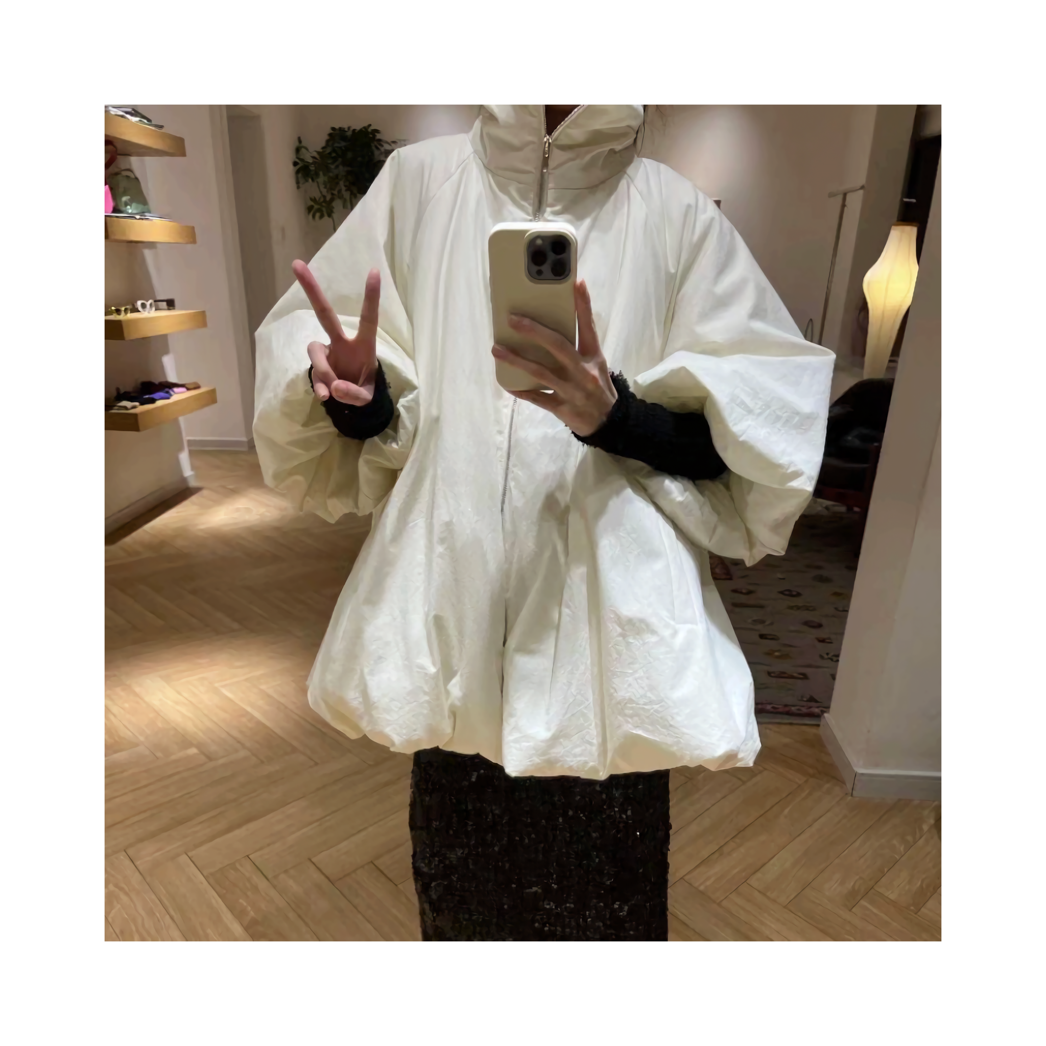 flare ball downjacket