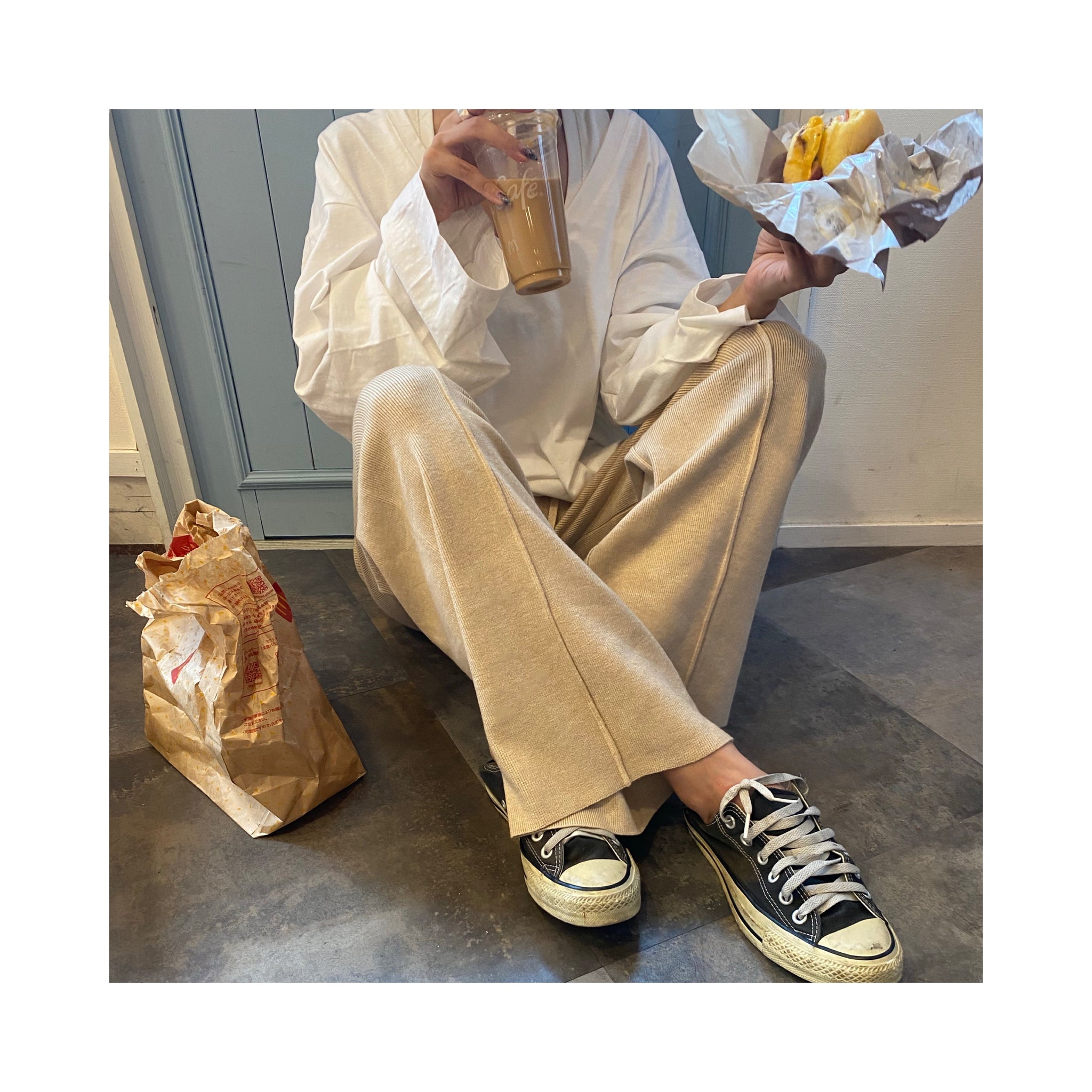 simple knitpants