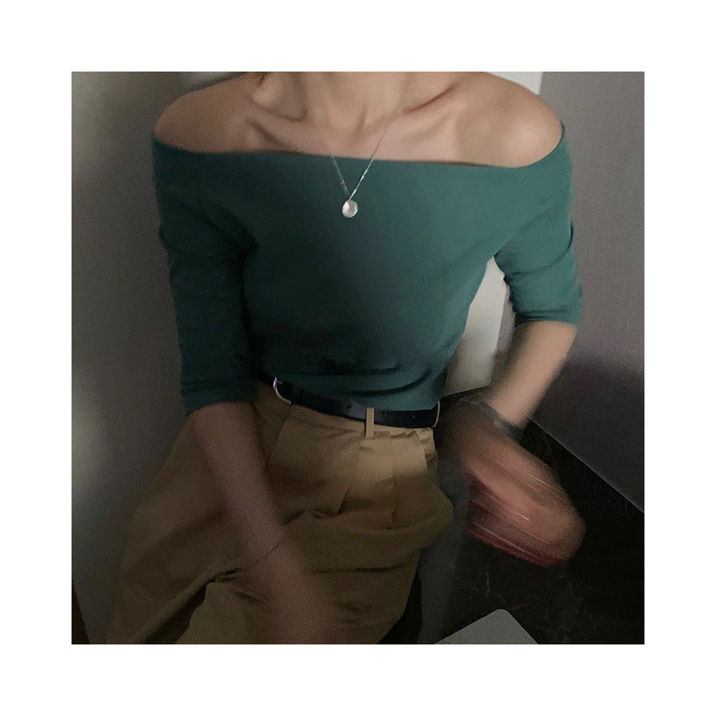 .cut offshoulder tops