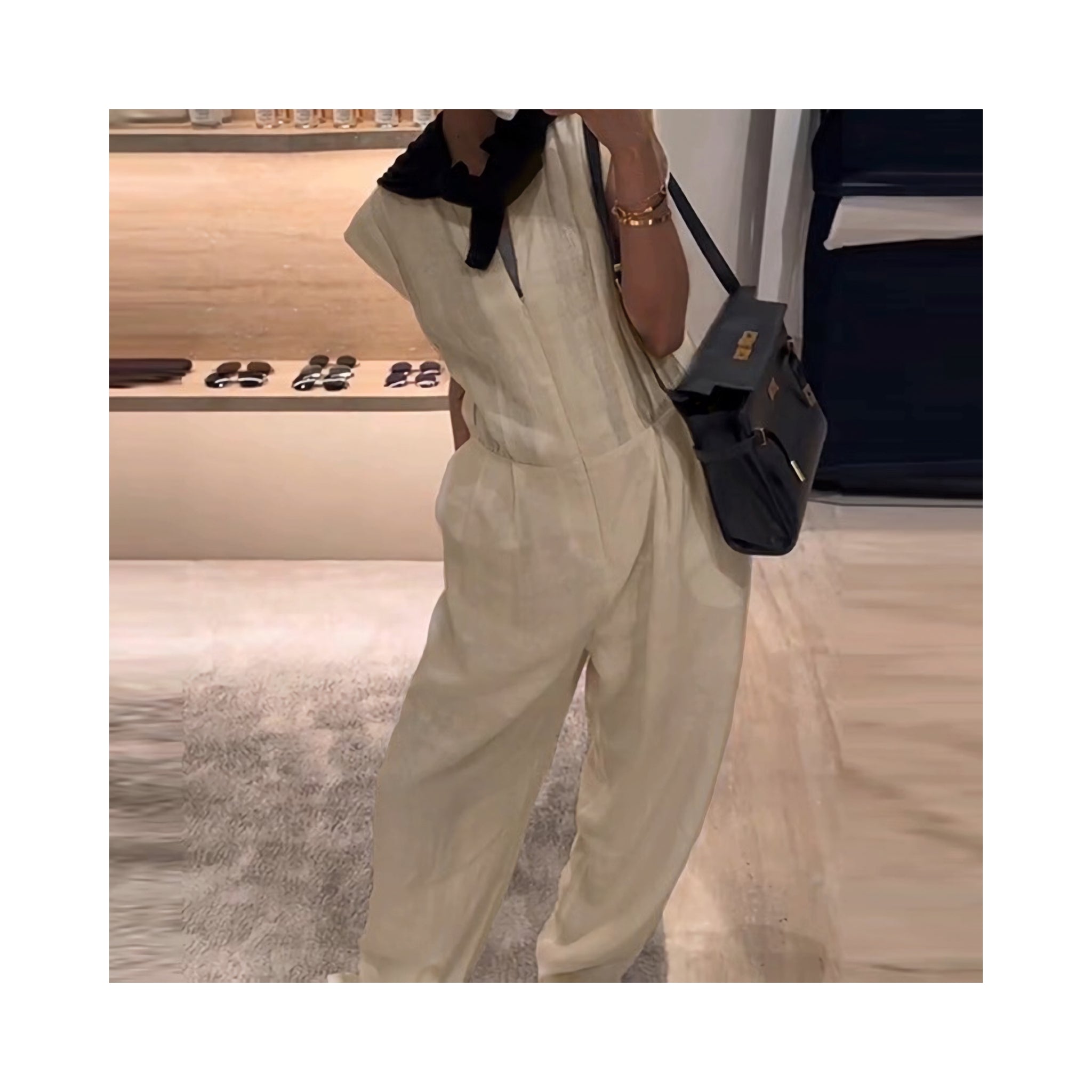 .linen rompers