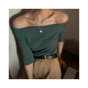 .cut offshoulder tops
