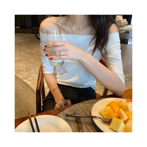 .cut offshoulder tops