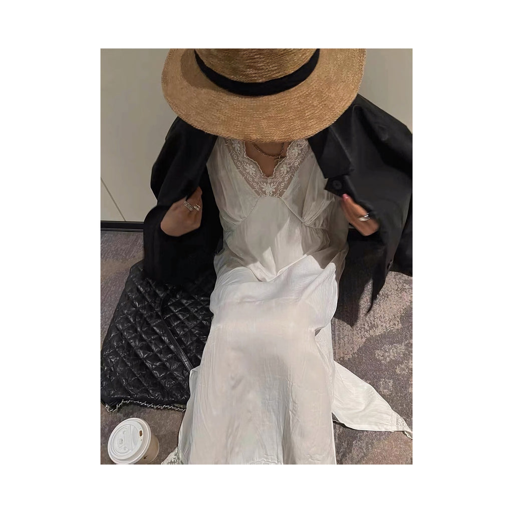 .lace long ONE PIECE