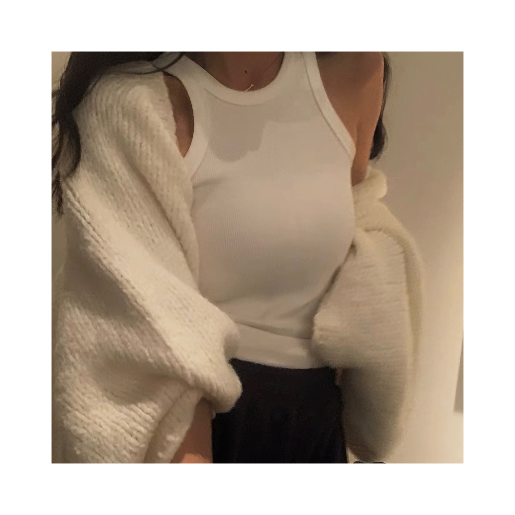 .rib simple sleeve