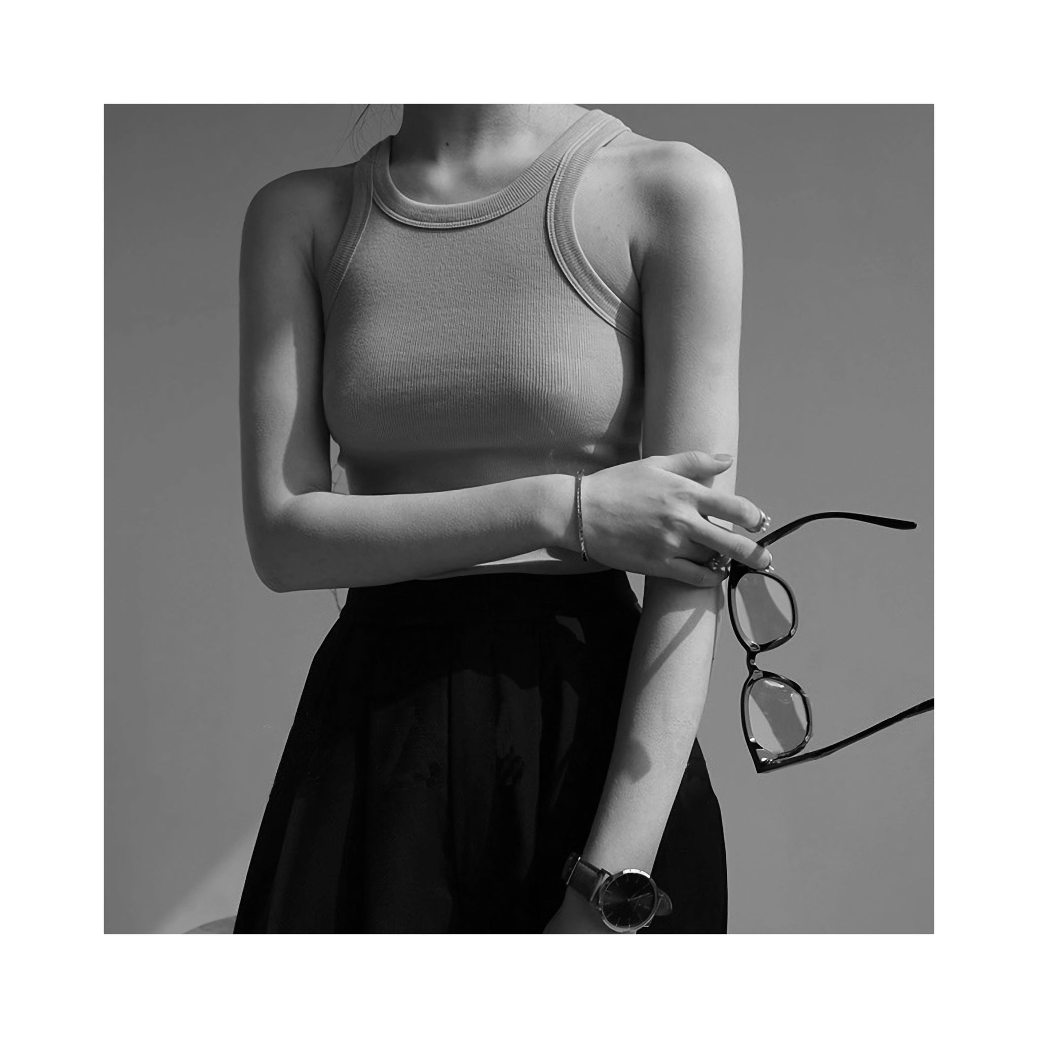 .rib simple sleeve