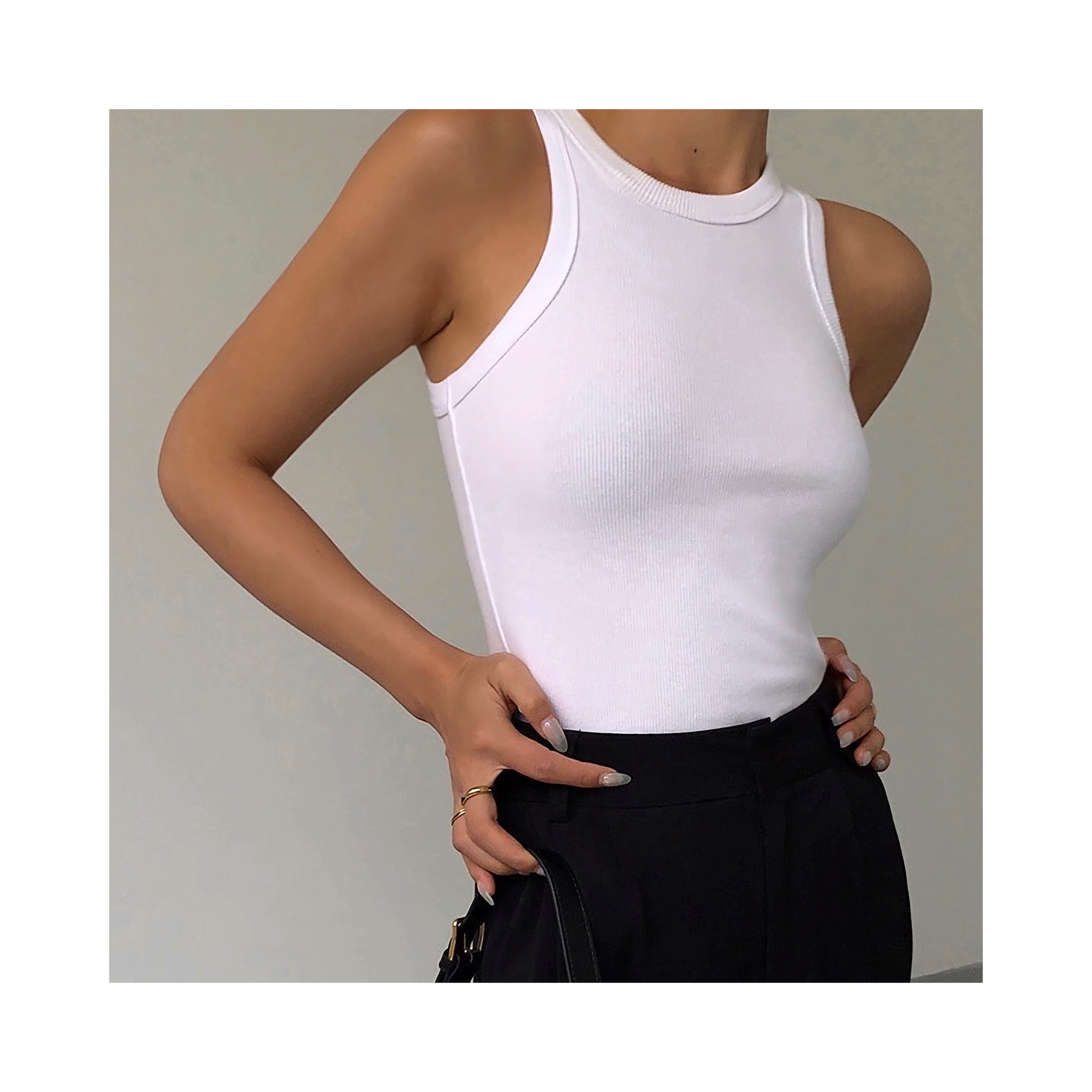 .rib simple sleeve