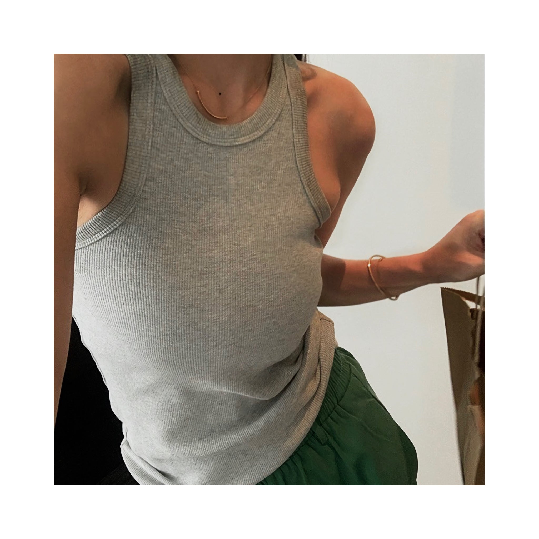 .rib simple sleeve