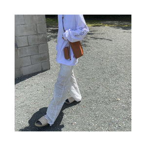 .layer lace pants