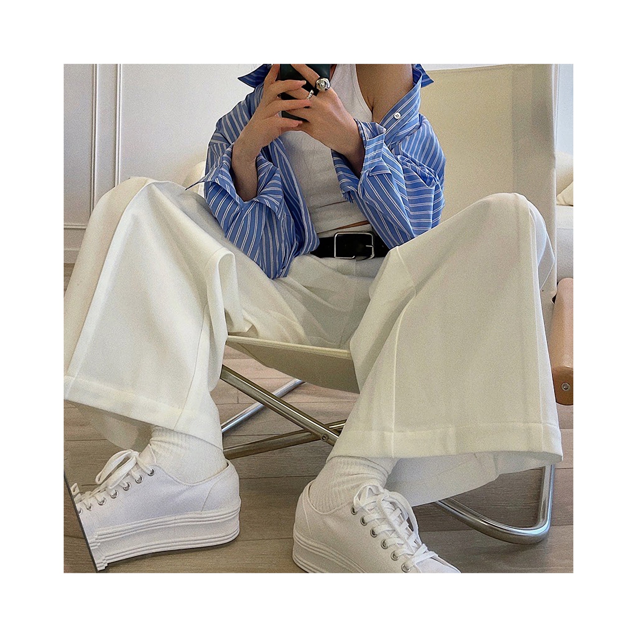 .rib simple sleeve