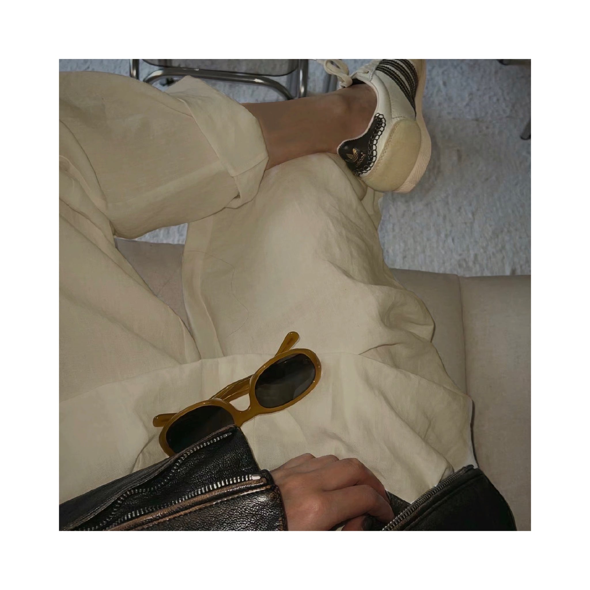 .linen rompers