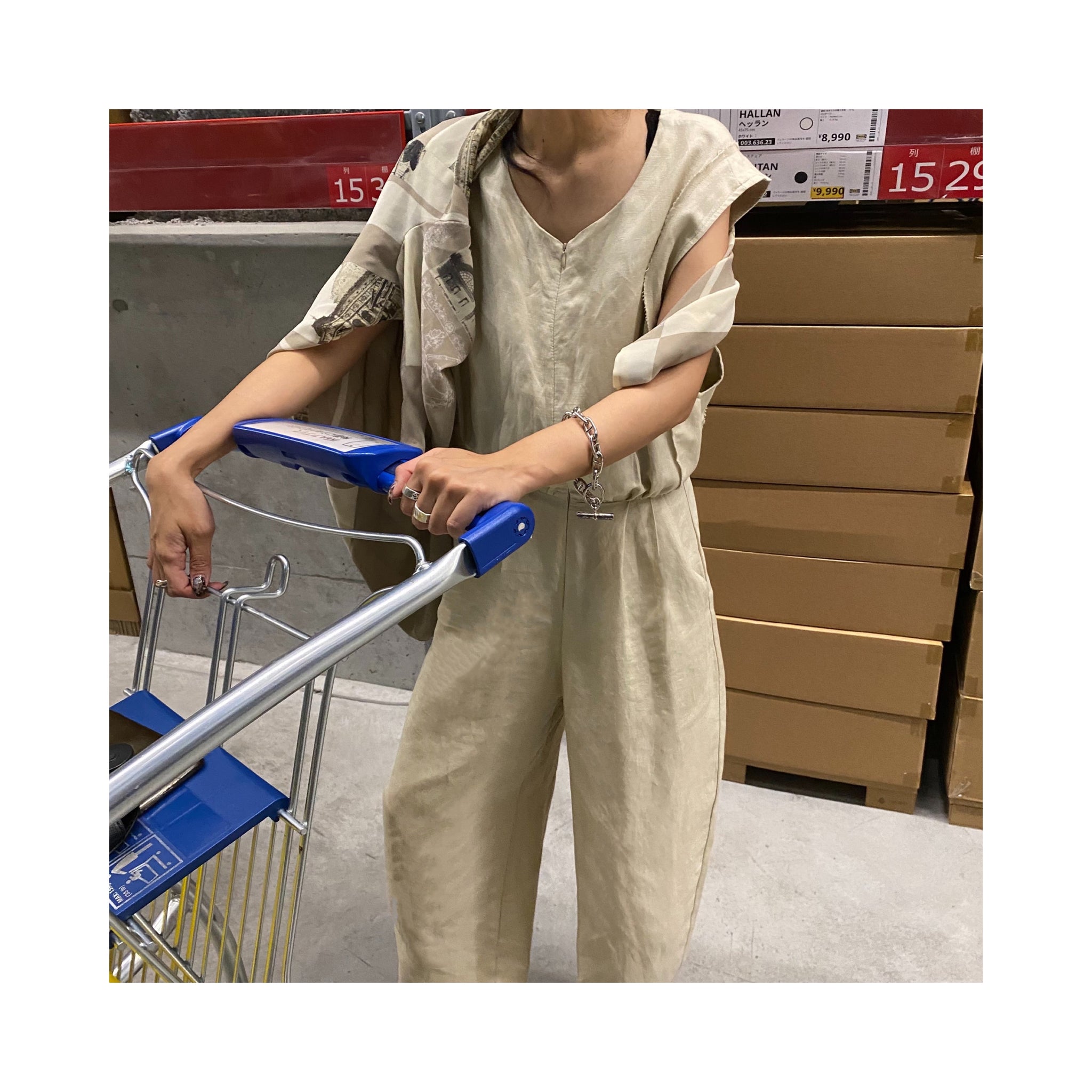 .linen rompers