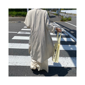.simple linen gown