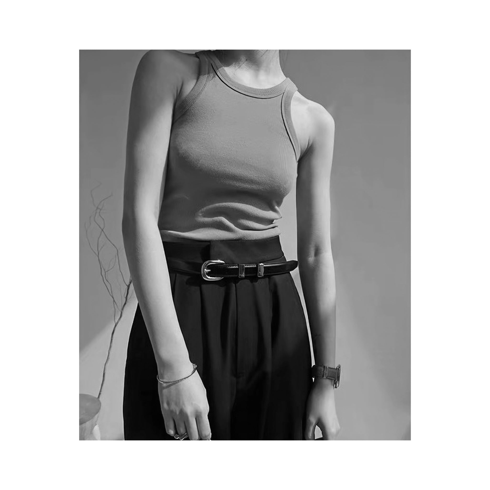 .rib simple sleeve