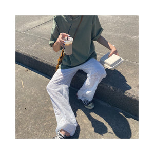 .layer lace pants