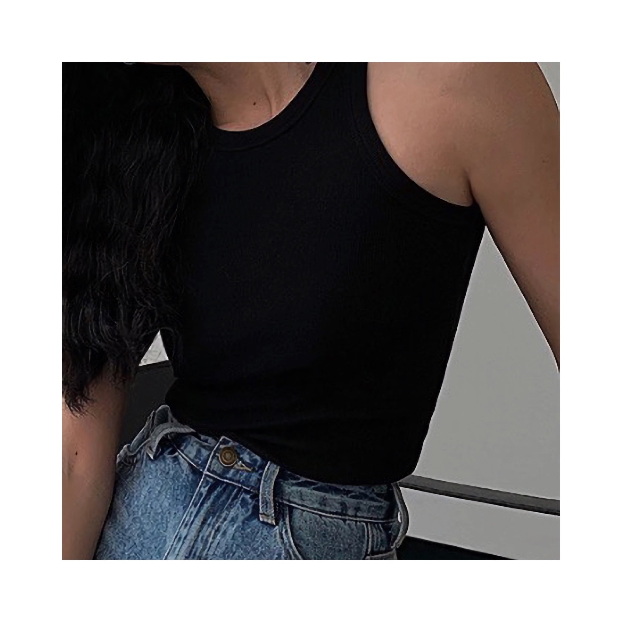 .rib simple sleeve