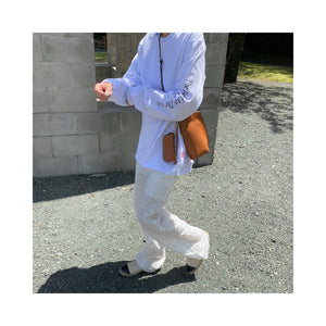 .layer lace pants