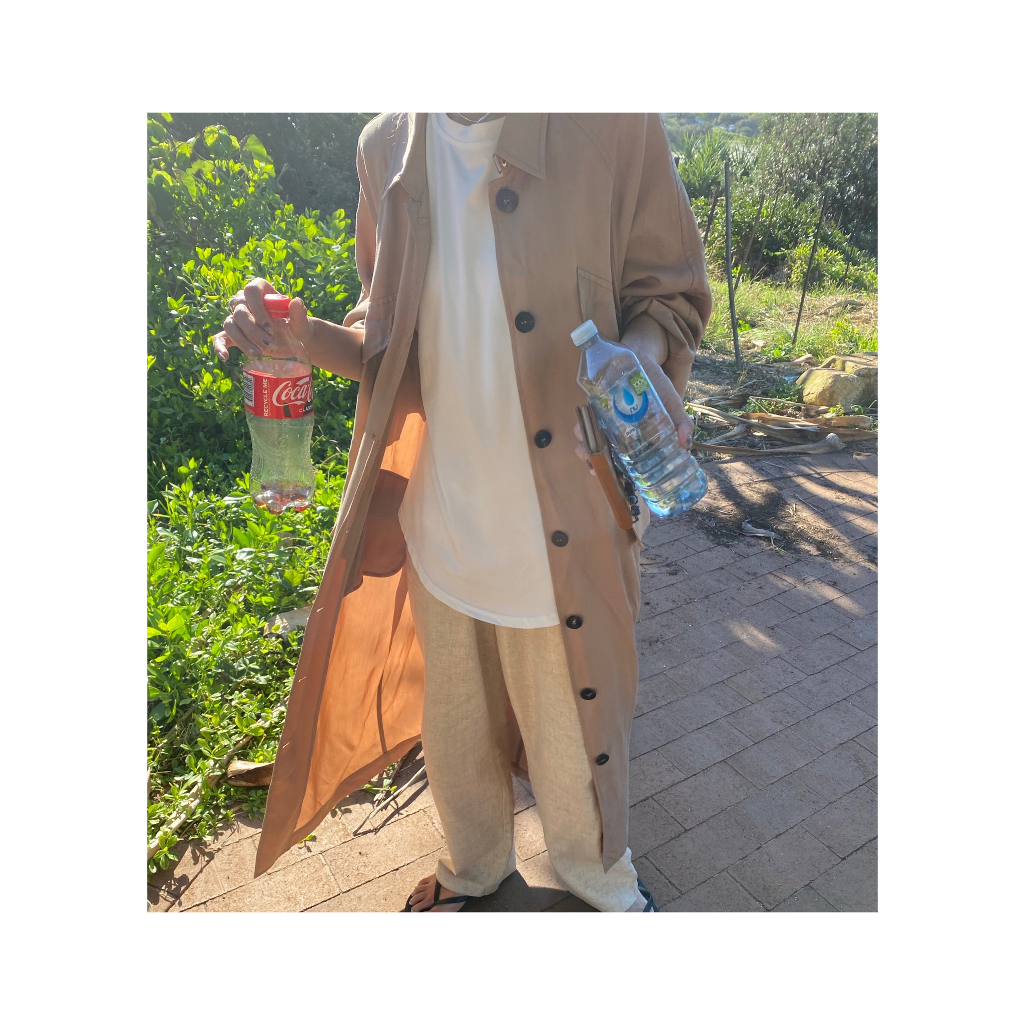 .long trench ONE PIECE