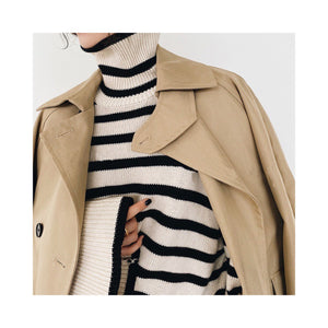 border stripe knit