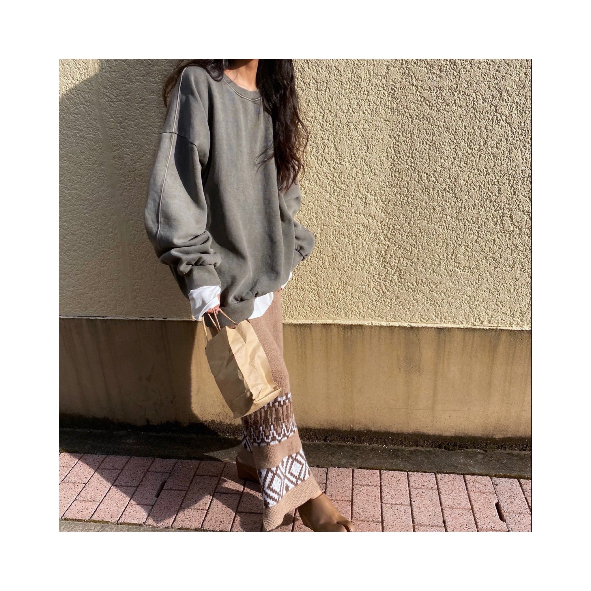 Nordic wool skirt
