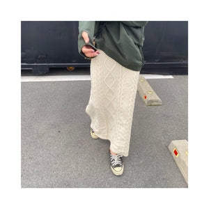 cable knit skirt