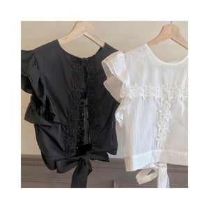 back embro blouse