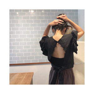 back embro blouse