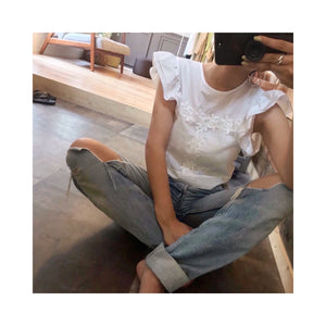 back embro blouse