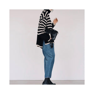 border stripe knit