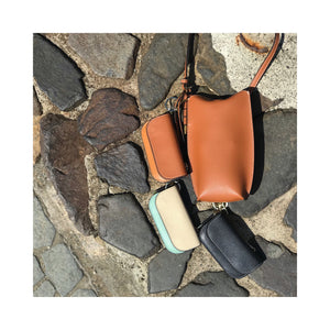 real leather miniwallet case